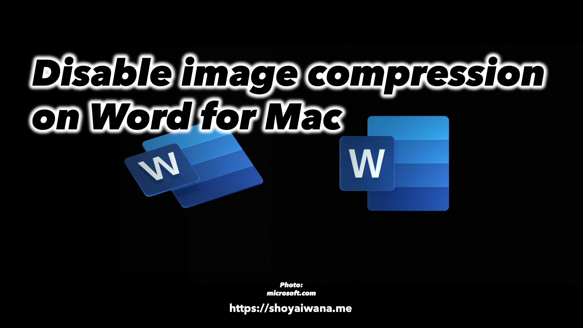 Wordで画像が荒くなる。Word for Macで挿入した画像が圧縮されないようにする方法